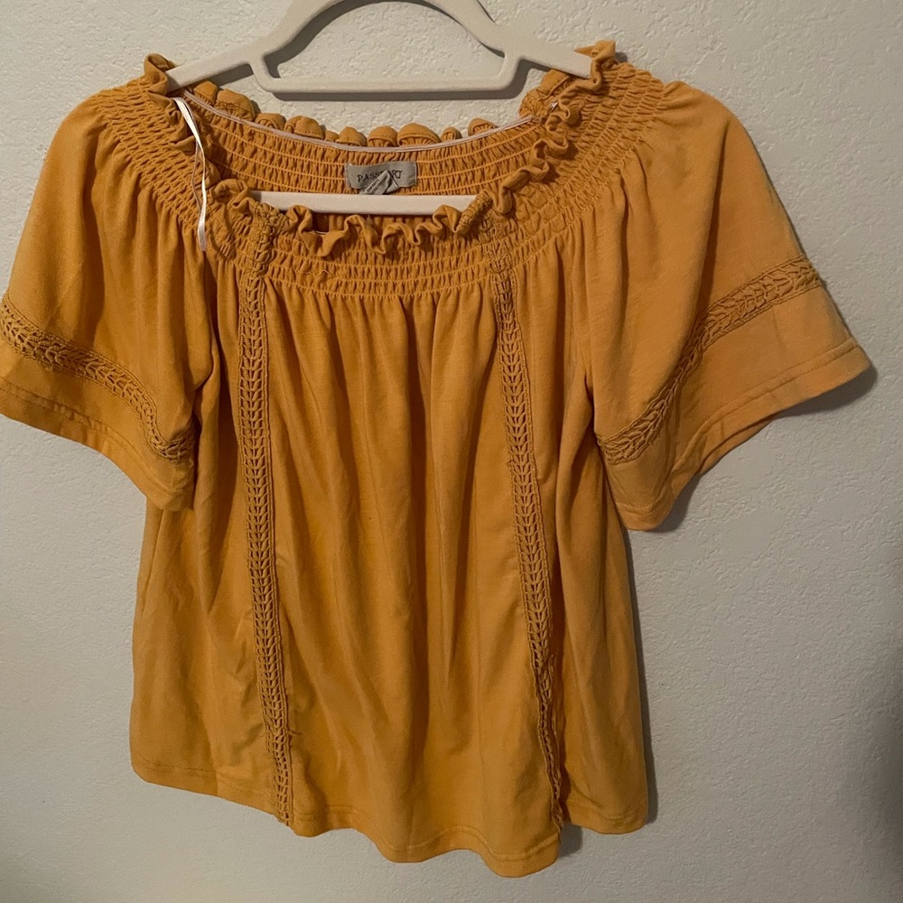 Boho off the shoulder top